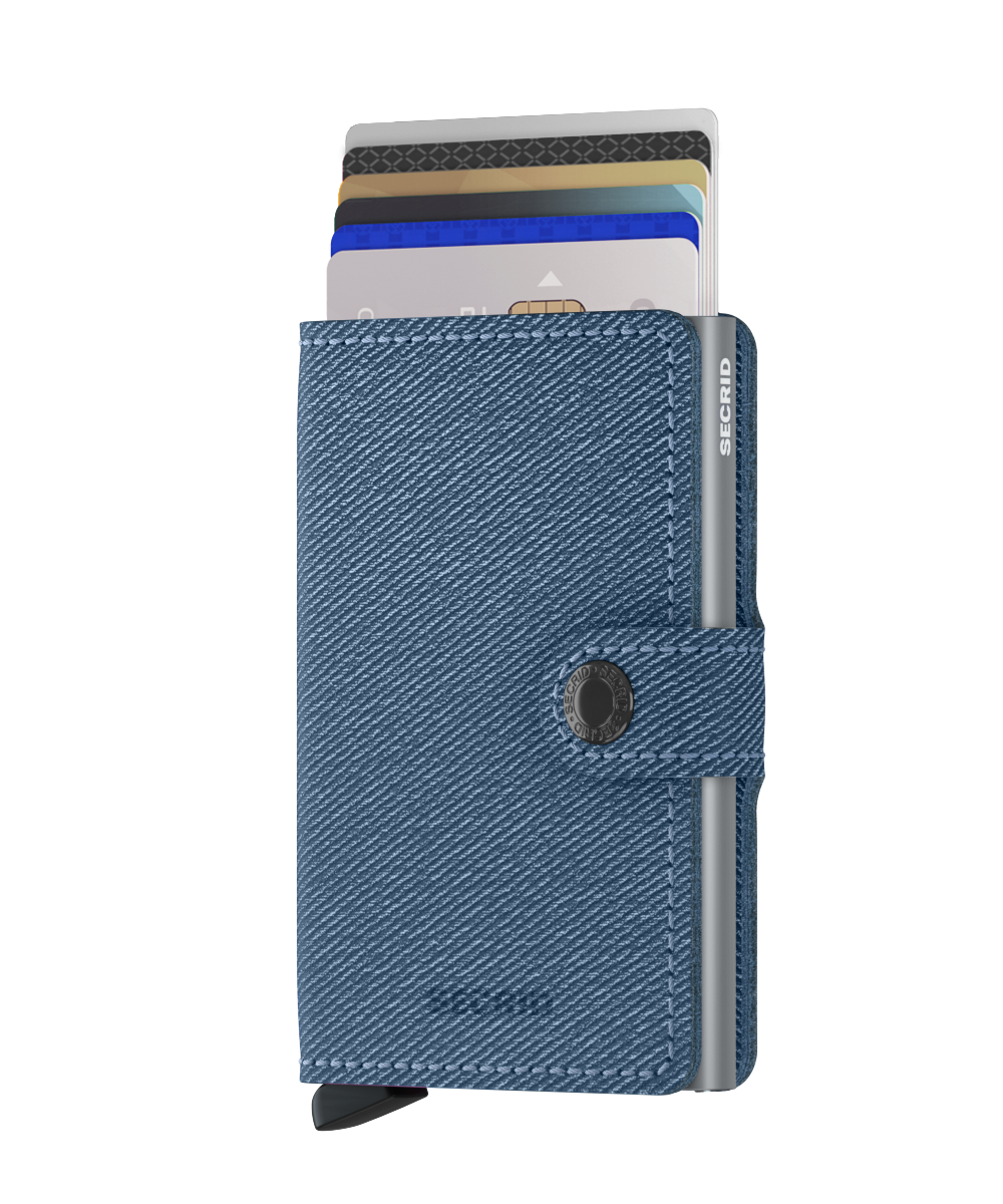 MINIWALLET TWIST JEANS BLUE