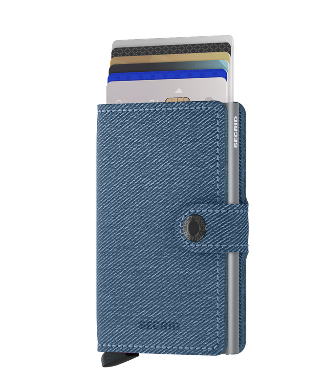 MINIWALLET TWIST JEANS BLUE