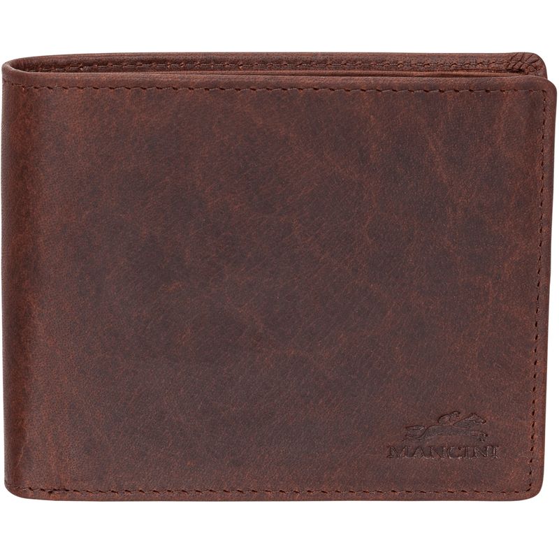 BUFFALO RFID WALLET WITH COIN POCKET BROWN (99-54151)