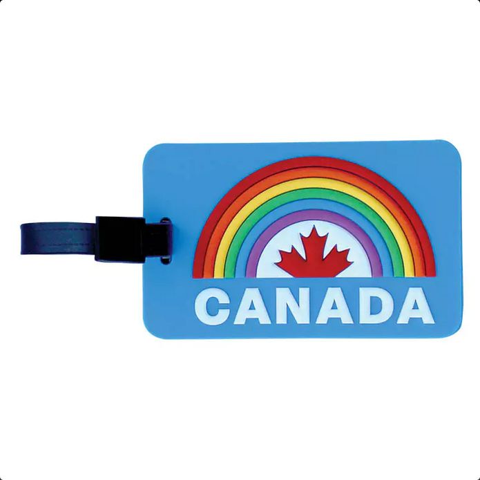 LUGGAGE TAGS RAINBOW LEAF (51433)