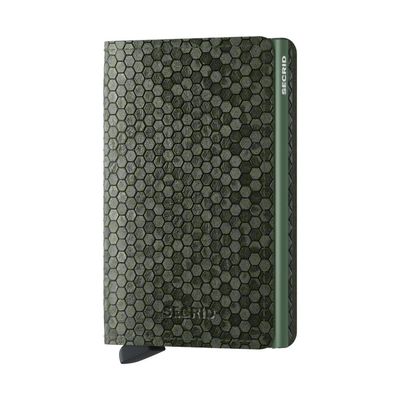SLIMWALLET HEXAGON GREEN