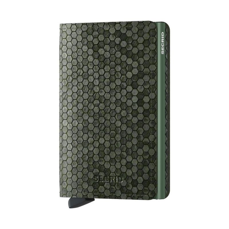 SLIMWALLET HEXAGON GREEN