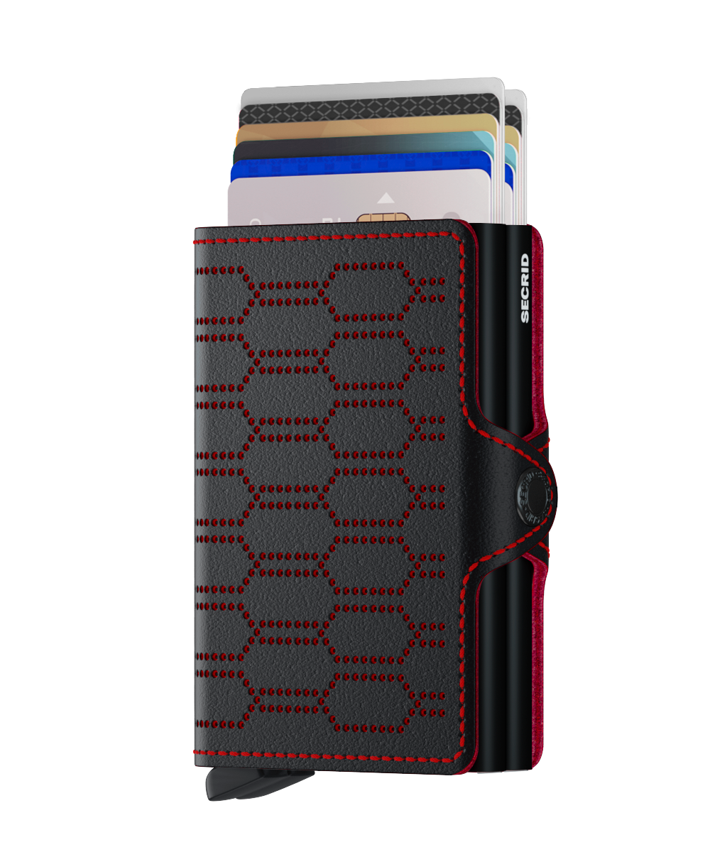 TWINWALLET FUEL PERFORATED BLACK-RED