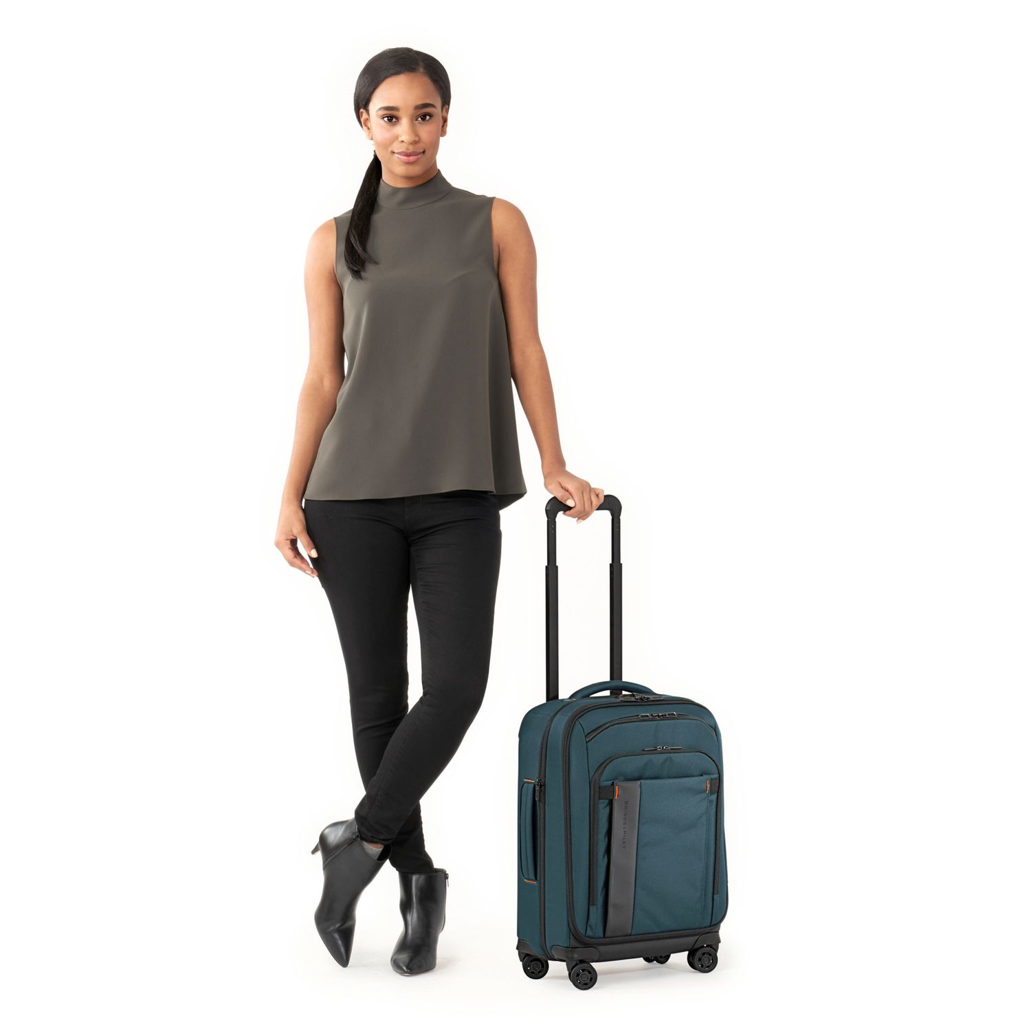 ZDX 21&quot; CARRY-ON EXPANDABLE SPINNER, OCEAN (ZXU121SPX-26)