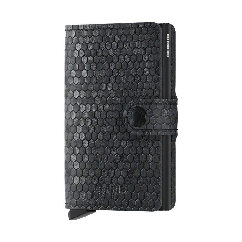 MINIWALLET HEXAGON BLACK