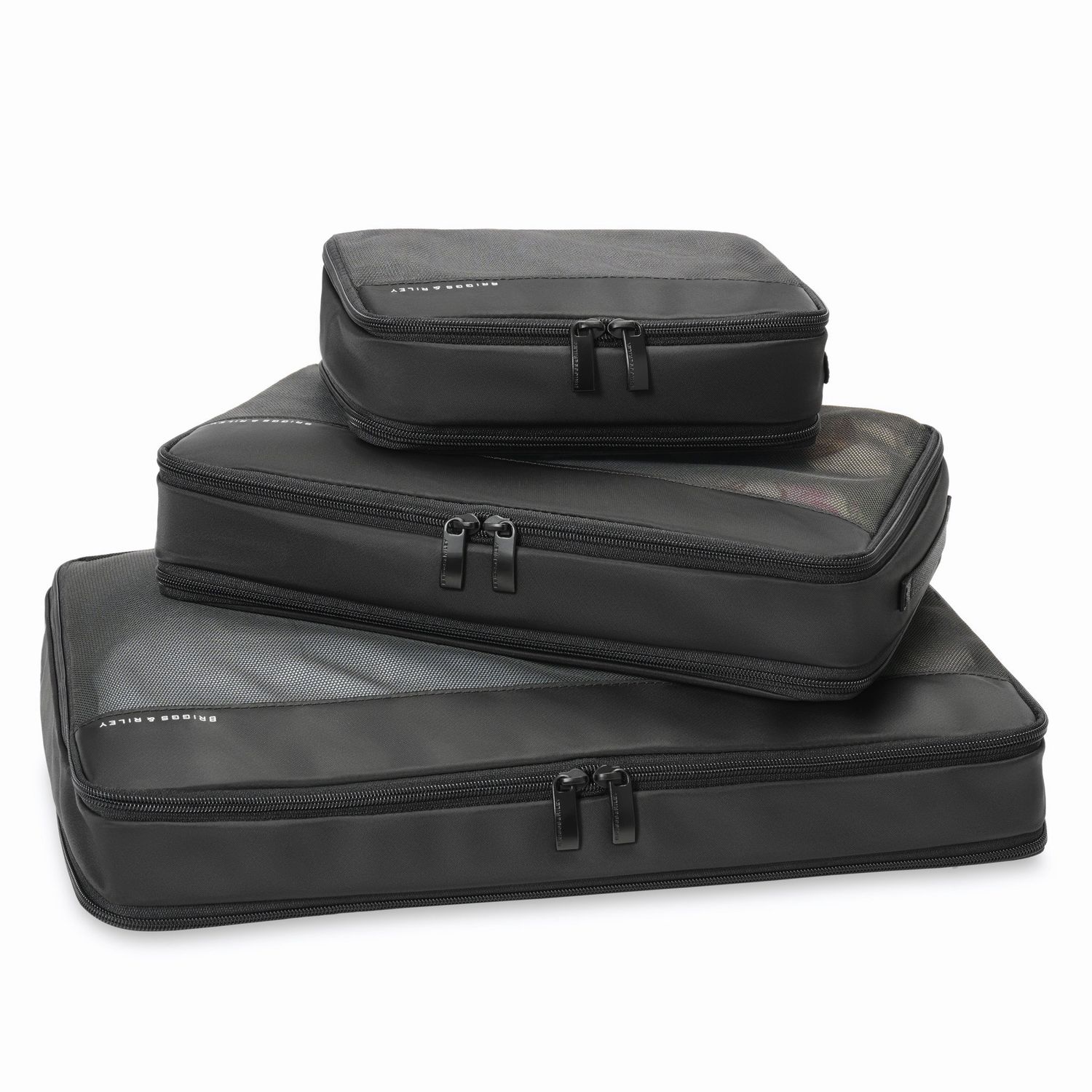 CHECK-IN EXPANDABLE COMPRESSION PACKING CUBE SET (X112-4) BLACK
