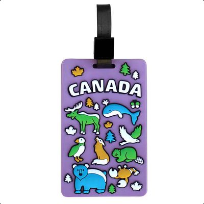 LUGGAGE TAG, CANADA CRITTERS (51432)