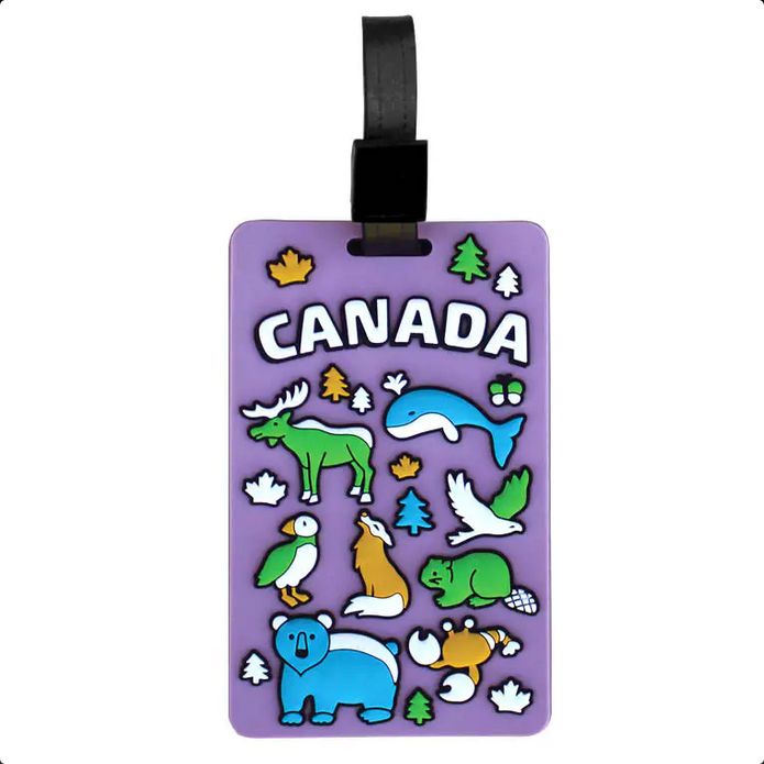 LUGGAGE TAG, CANADA CRITTERS (51432)