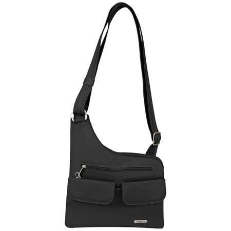 ANTI-THEFT CLASSIC CROSSBODY BAG (42373), Color: BLACK