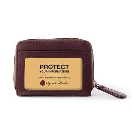 RFID ACCORDIAN CARD FILE 1248, Color: BRANDY