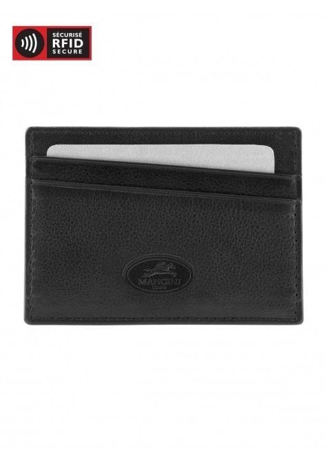 RFID DELUXE CREDIT CARD CASE (2010111), Color: BLACK