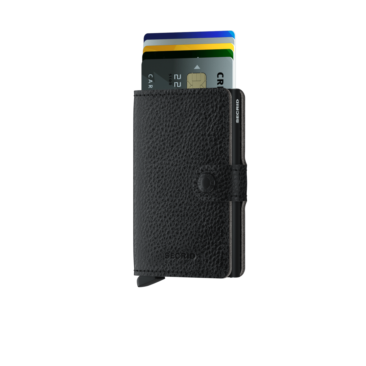 MINIWALLET VEG TANNED, Color: BLACK-BLACK