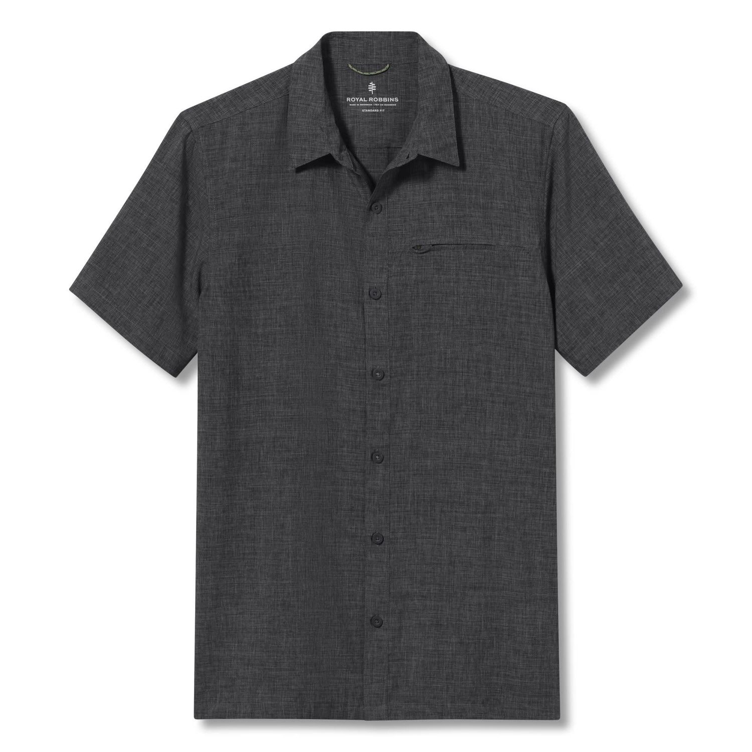 MEN&#39;S AMP LITE SHORT SLEEVE, CHARCOAL (Y421026-018), Size: S