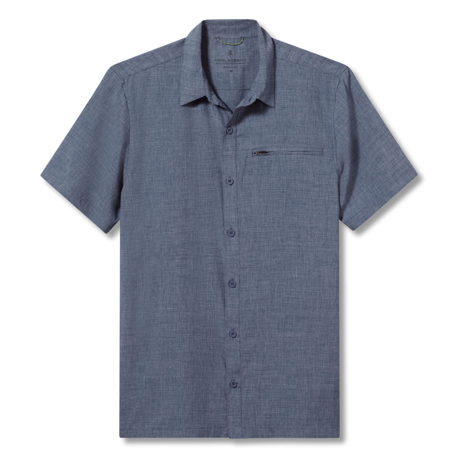 MEN&#39;S AMP LITE SHORT SLEEVE, SEA BLUE (Y421026-762), Size: M