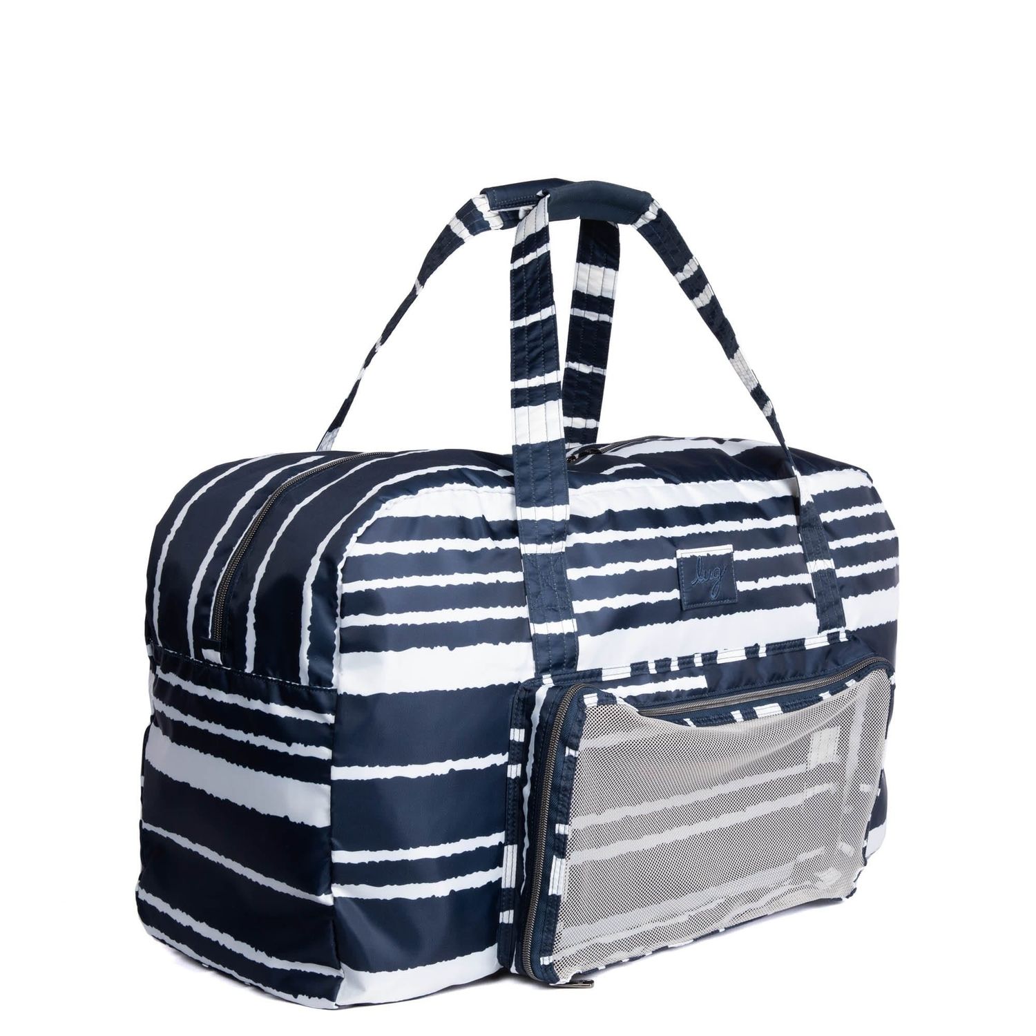 BOSSA NOVA PACKABLE DUFFEL, Color: NAVY STRIPE