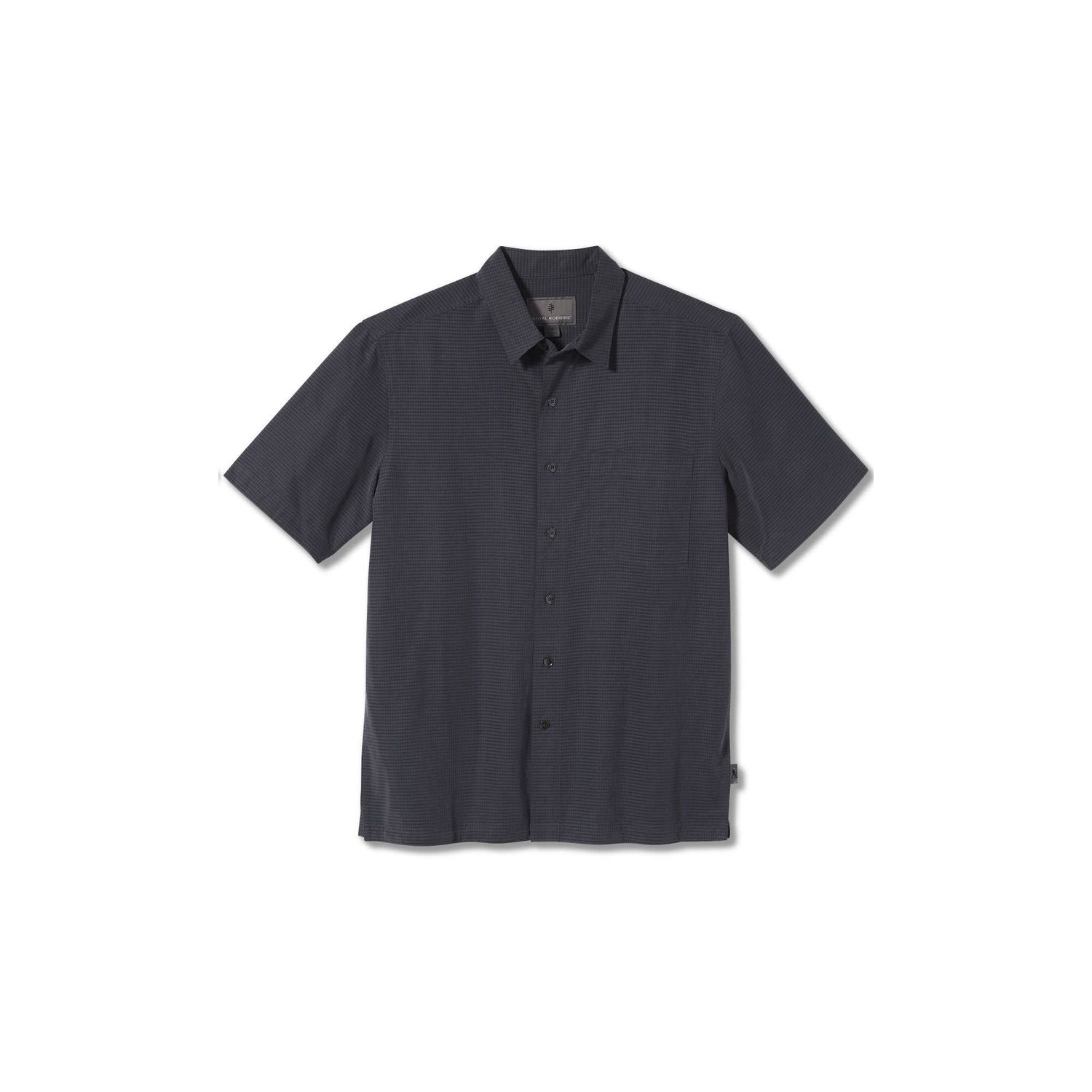 MEN&#39;S DESERT PUCKER DRY SHORT SLEEVE, ASPHALT (Y71200-568), Size: S