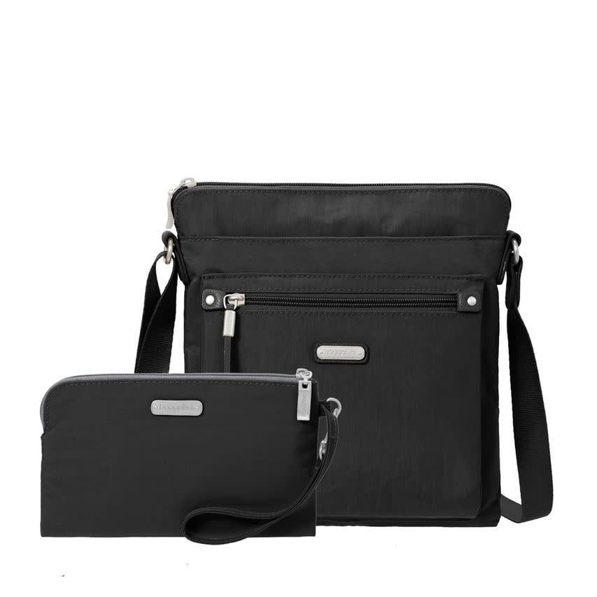 GO BAGG WITH RFID PHONE WRISTLET (GOB282), Color: BLACK