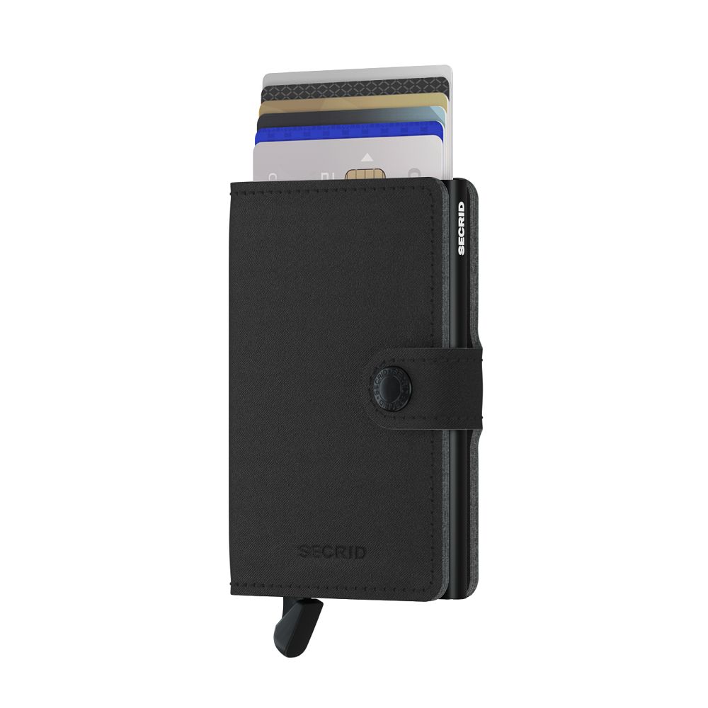 MINIWALLET YARD (NON-LEATHER), Color: BLACK