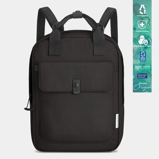 ORIGIN ANTI-THEFT SMALL BACKPACK (43553, Color: 500) BLACK