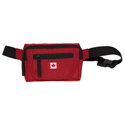 WAIST BAG, Color: RED, Size: REGULAR