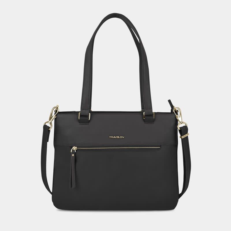 ANTI-THEFT ADDISON TOTE (43495, Color: 500) BLACK