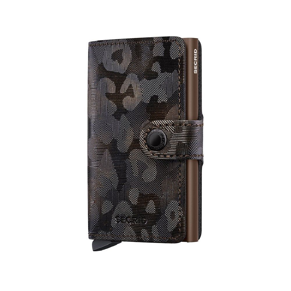 MINIWALLET JUNGLE, Color: BROWN