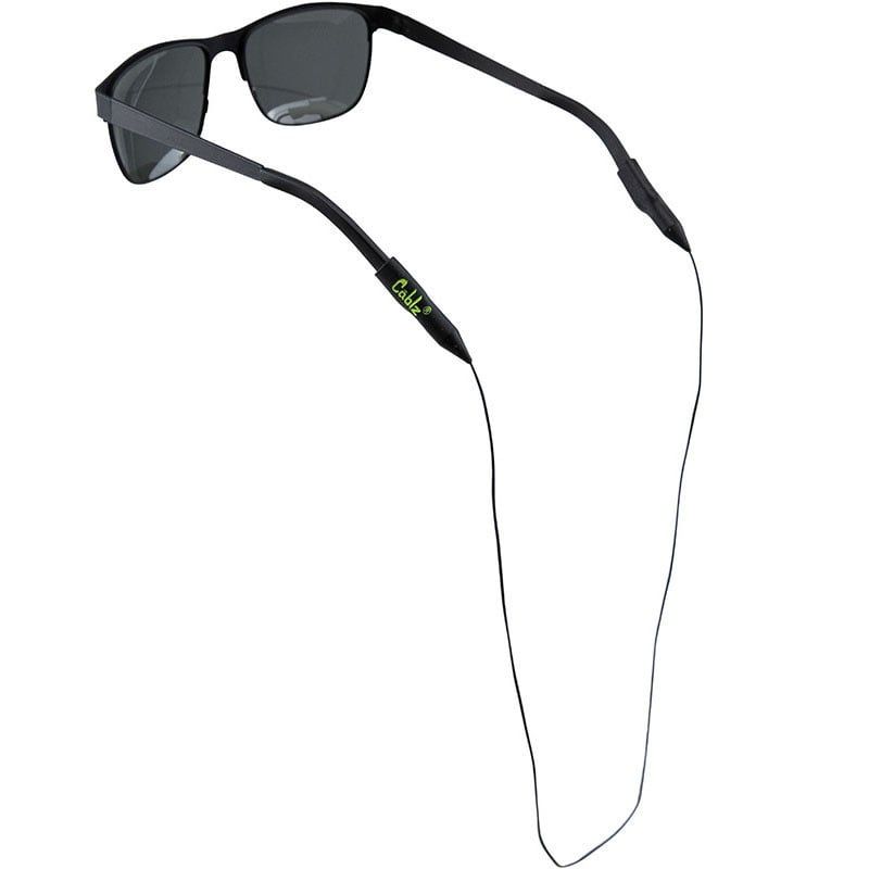 CABLZ FLYZ TRIMMABLE EYEWEAR RETAINERS, Color: BLACK