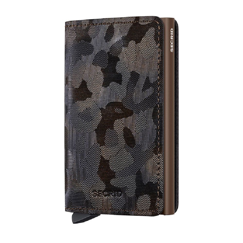 SLIMWALLET JUNGLE, Color: BROWN
