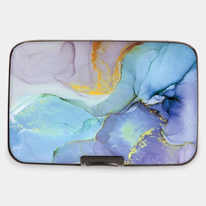 ARMORED WALLET, Color: (71587) BLUE MARBLE