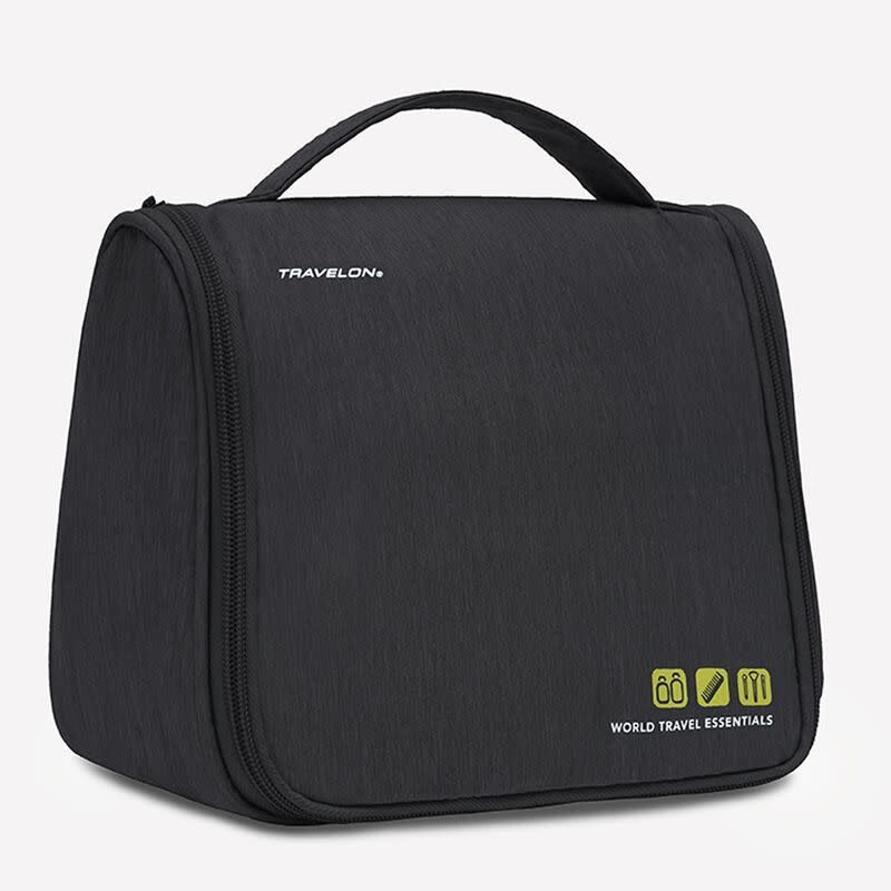 WORLD TRAVEL ESSENTIALS HANGING TOILETRY CASE (43369), Color: 500 BLACK