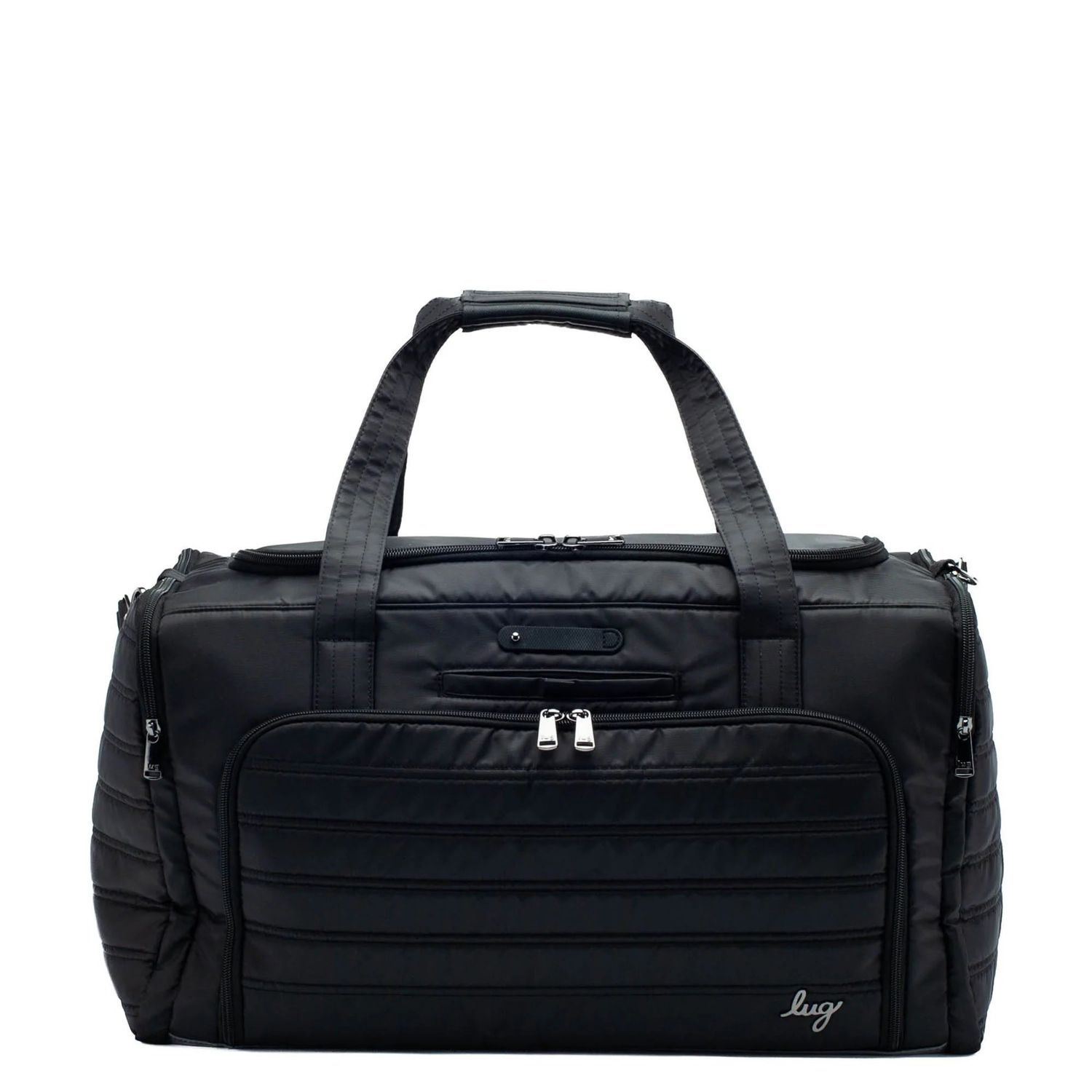 TROLLEY DUFFEL, Color: BLACK