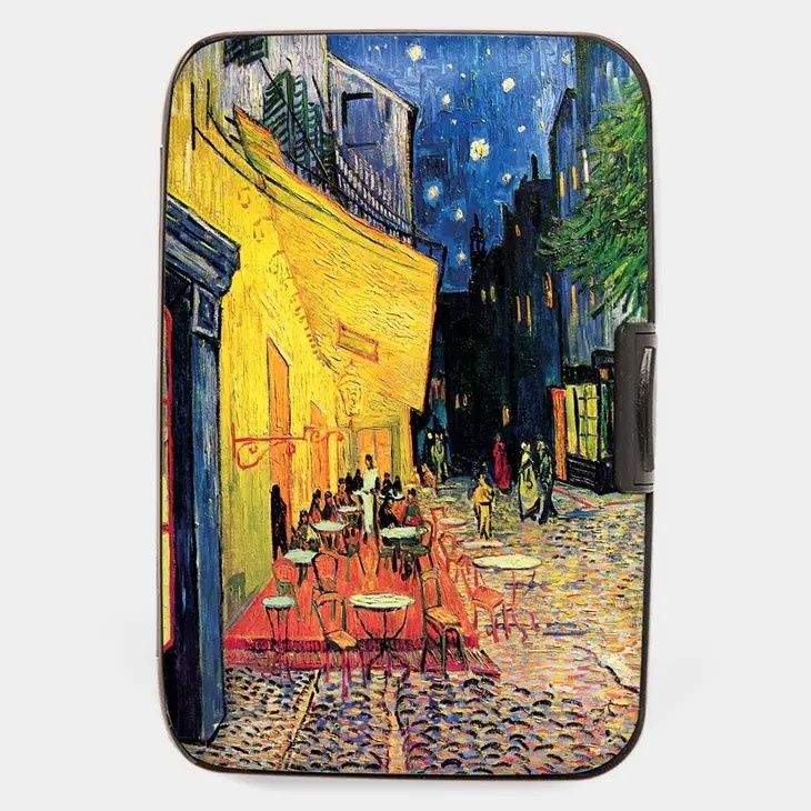 ARMORED WALLET VAN GOGH, Color: (71252) CAFE TERRACE AT NIGHT