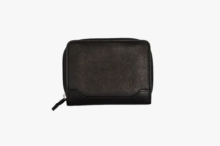 RFID ACCORDIAN CARD CASE WALLET (1611), Color: BLACK