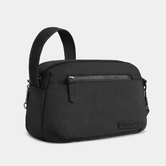 ANTI-THEFT METRO DOME CROSSBODY (43592), Color: 500 BLACK