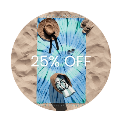Kikoya Turkish Cotton Beach Towels 25% Off