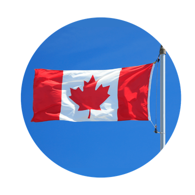 CANADIAN FLAG &amp; MAPLE LEAF