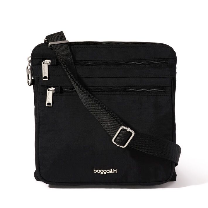 SECURTEX ANTI-THEFT LARGE CROSSBODY (ALC919) , Color: BLACK