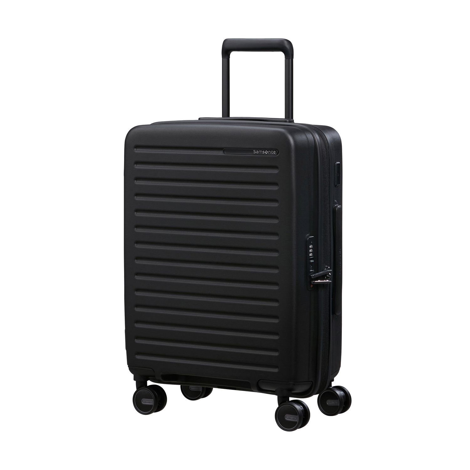 RESTACKD HARDSIDE SPINNER EXP CARRY-ON (150702), Color: 1041 BLACK