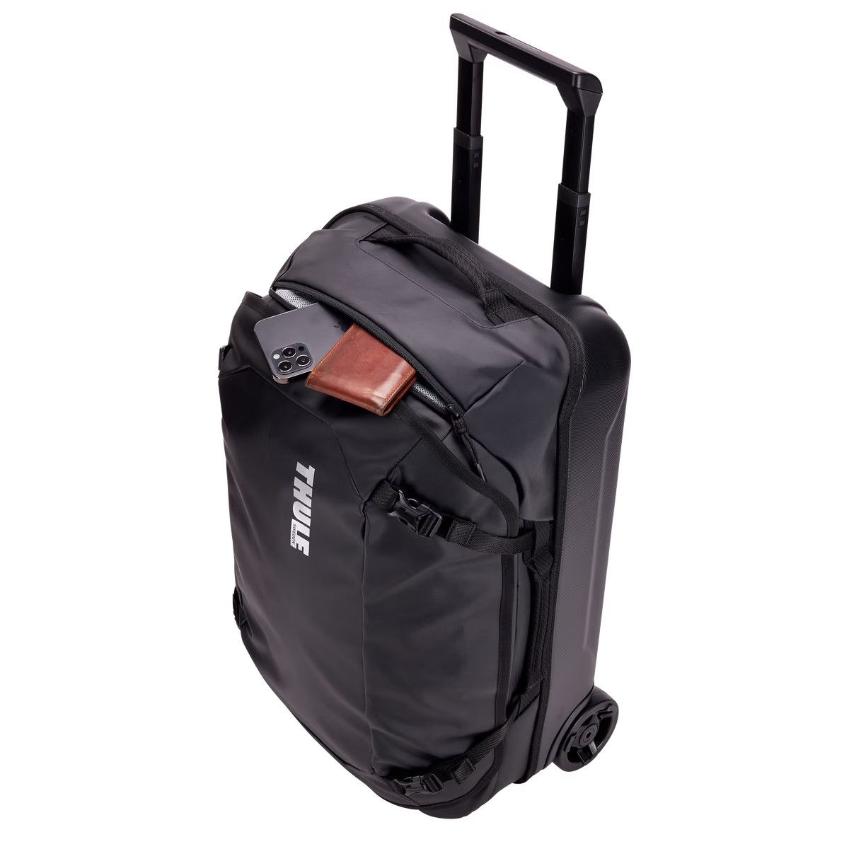 CHASM 40L WHEELED CARRY ON DUFFEL BAG  BLACK (3204985)