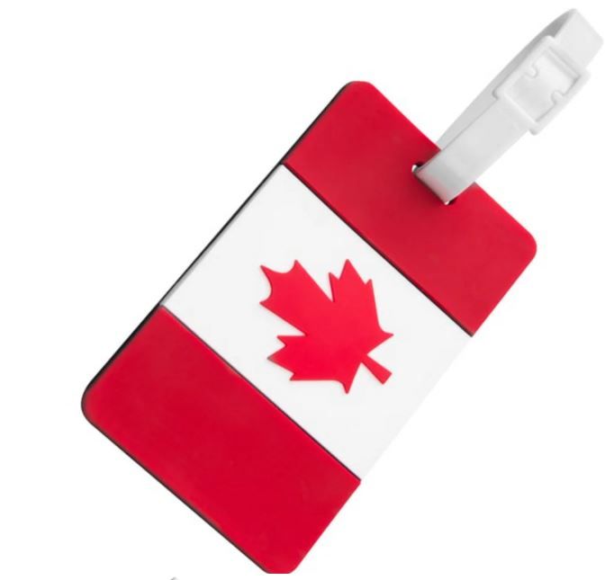 CANADIAN FLAG LUGGAGE TAG (ID76)