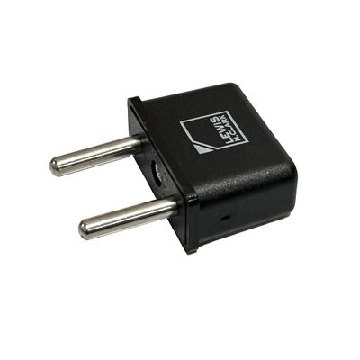 ADAPTER PLUG - ASIA &amp; EUROPE (E106) BLACK