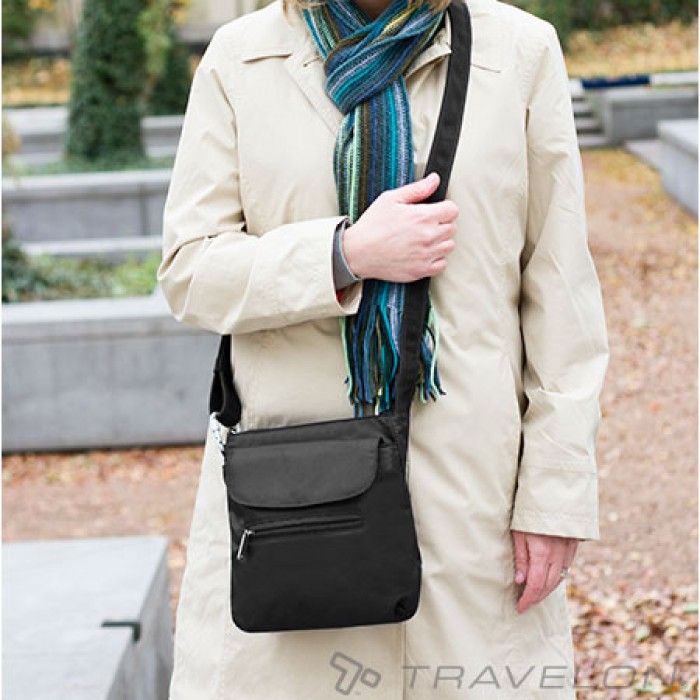 ANTI-THEFT MINI SHOULDER BAG (42459, Color: 500) BLACK
