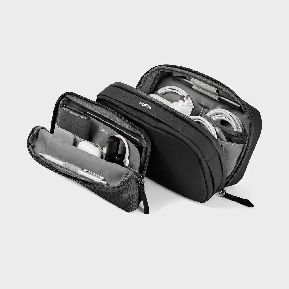 2-IN-1 TECH POUCH, Color: (WTP1-BLK-109) BLACK