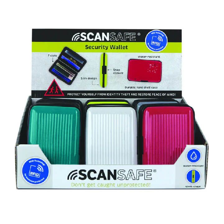 SCANSAFE ALUMINUM RFID CARD CASE WALLET (AW2)