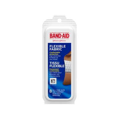 BAND-AID FLEX FABRIC 8PK (B04754)