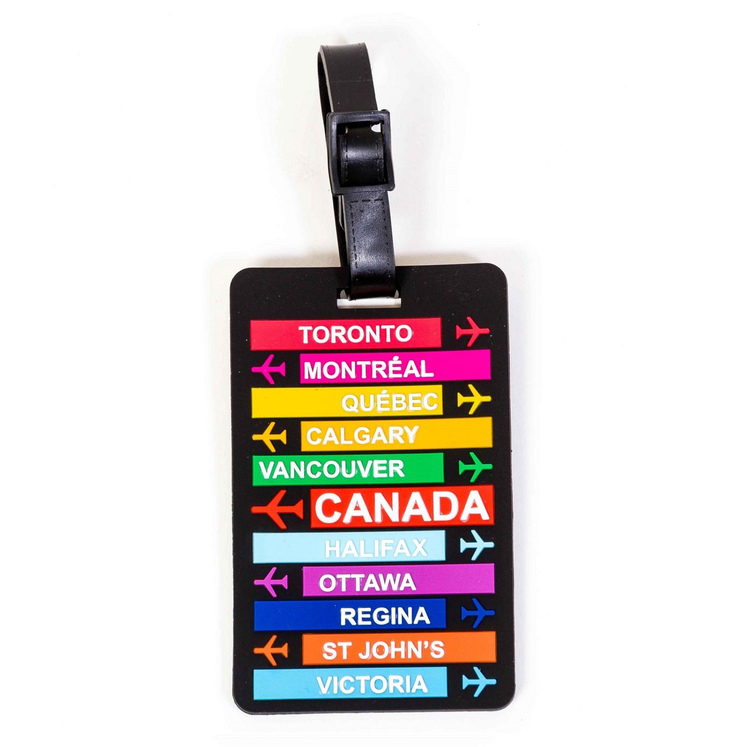 CANADA LUGGAGE TAG, Color: CANADA MULTI CITY (CDA-LUG2)