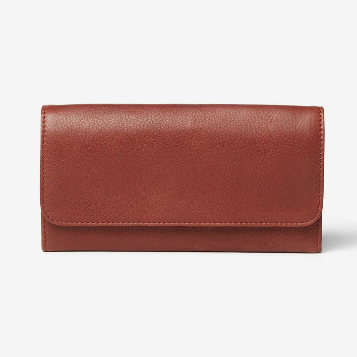 RFID CARD CASE WALLET 1218, Color: BRANDY
