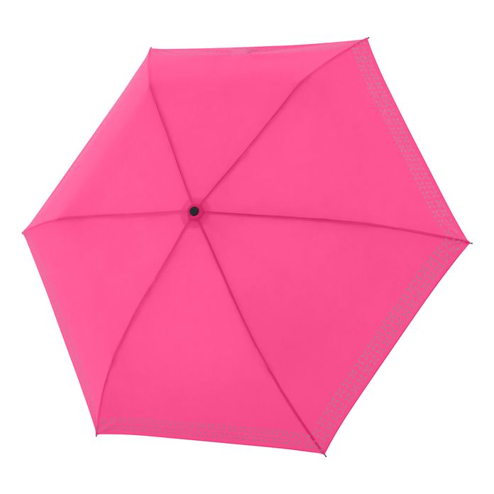 FIBER HAVANNA SAFETY CROSS UMBRELLA, Color: NEON PINK