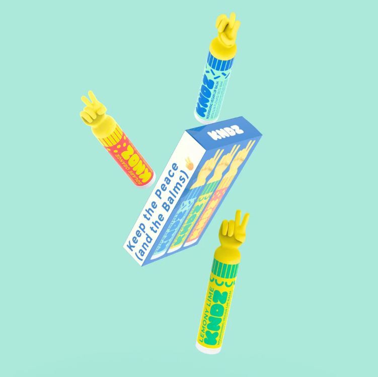 VEGAN LIP BALM GIFT SET OF 3 PEACE