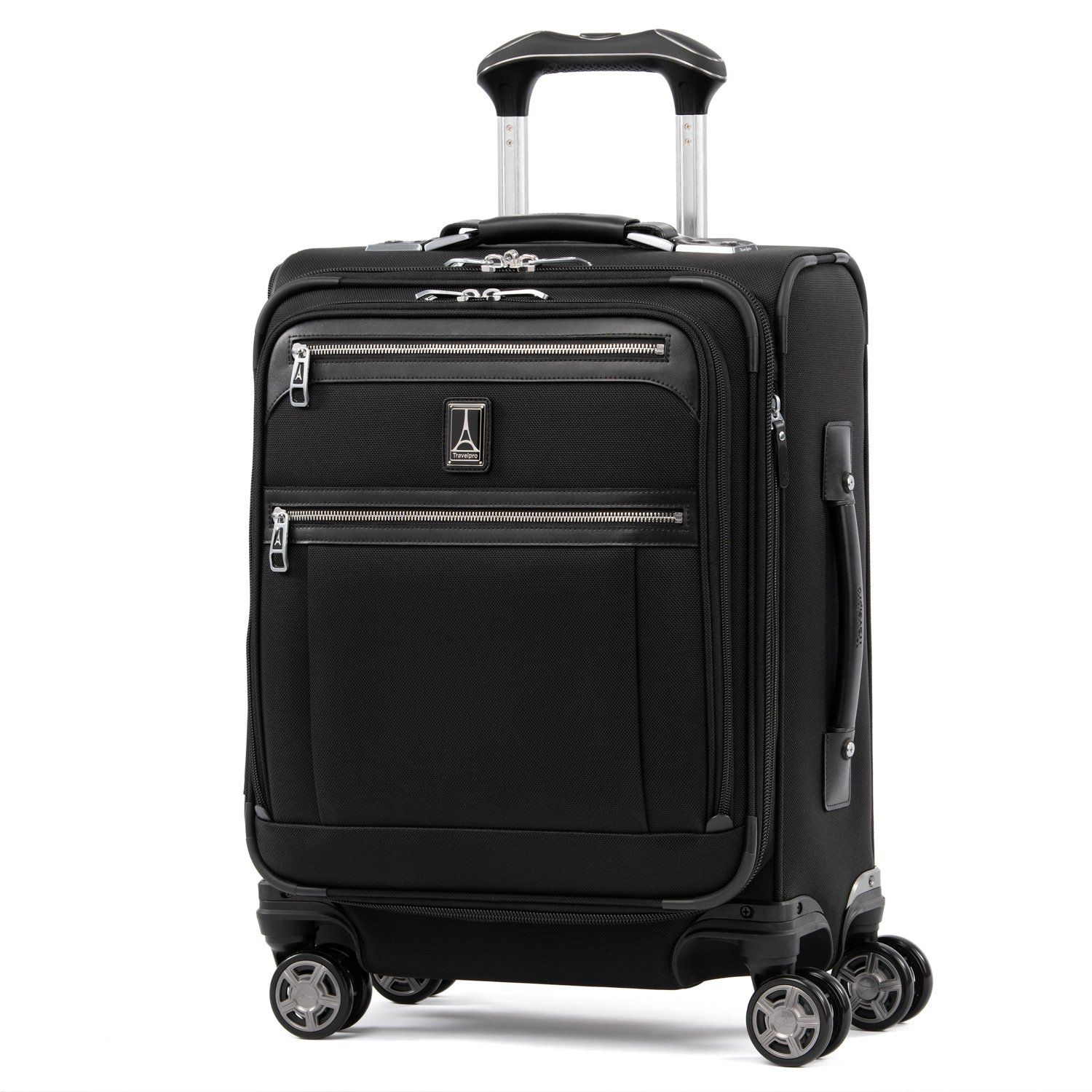 PLATINUM ELITE 21&quot; INTERNATIONAL EXP CARRY-ON SPINNER (4091867, Color: 01) SHADOW BLACK
